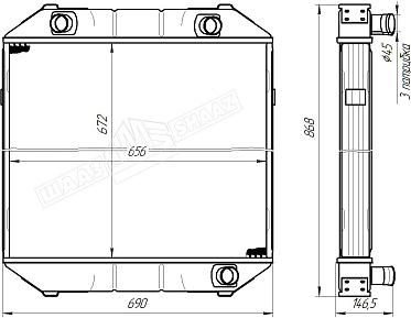 картинка Р699-1301010  - Шадринский Автоагрегатный завод