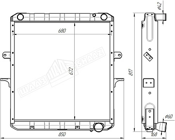 картинка 53371-1301010  - Шадринский Автоагрегатный завод