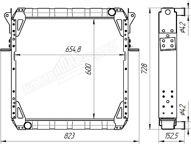картинка 4370-1301010  - Шадринский Автоагрегатный завод