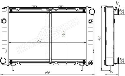 картинка 3110-1301010-61  - Шадринский Автоагрегатный завод