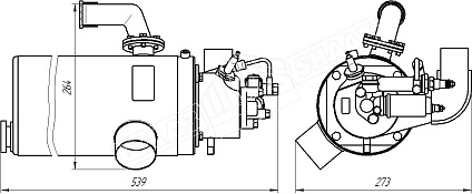 картинка ПЖД30Е-1015006-10  - Шадринский Автоагрегатный завод