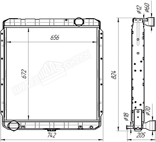 картинка 5320-1301010-20  - Шадринский Автоагрегатный завод
