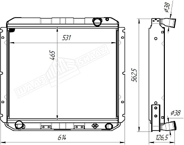 картинка 432720-1301010-11  - Шадринский Автоагрегатный завод