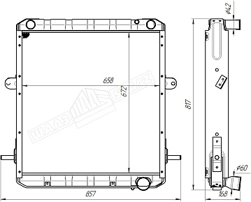 картинка 6437-1301010-10  - Шадринский Автоагрегатный завод