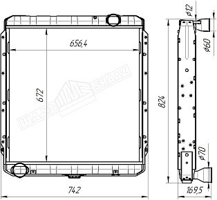картинка 5320Ш-1301010-33  - Шадринский Автоагрегатный завод