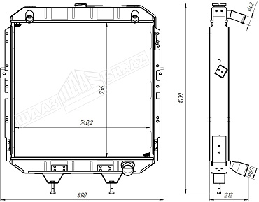 картинка 256-1301010-01  - Шадринский Автоагрегатный завод