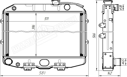 картинка 3160-1301010  - Шадринский Автоагрегатный завод