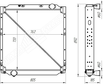 картинка 6501В5А-1301010-20  - Шадринский Автоагрегатный завод
