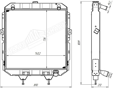 картинка 255-1301010-01  - Шадринский Автоагрегатный завод