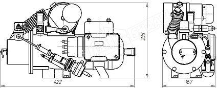 картинка ПЖД14-1015006-10  - Шадринский Автоагрегатный завод