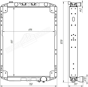картинка 543208-1301010-001  - Шадринский Автоагрегатный завод