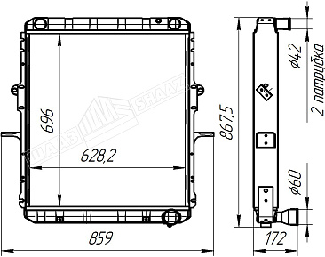 картинка 54325-1301010  - Шадринский Автоагрегатный завод